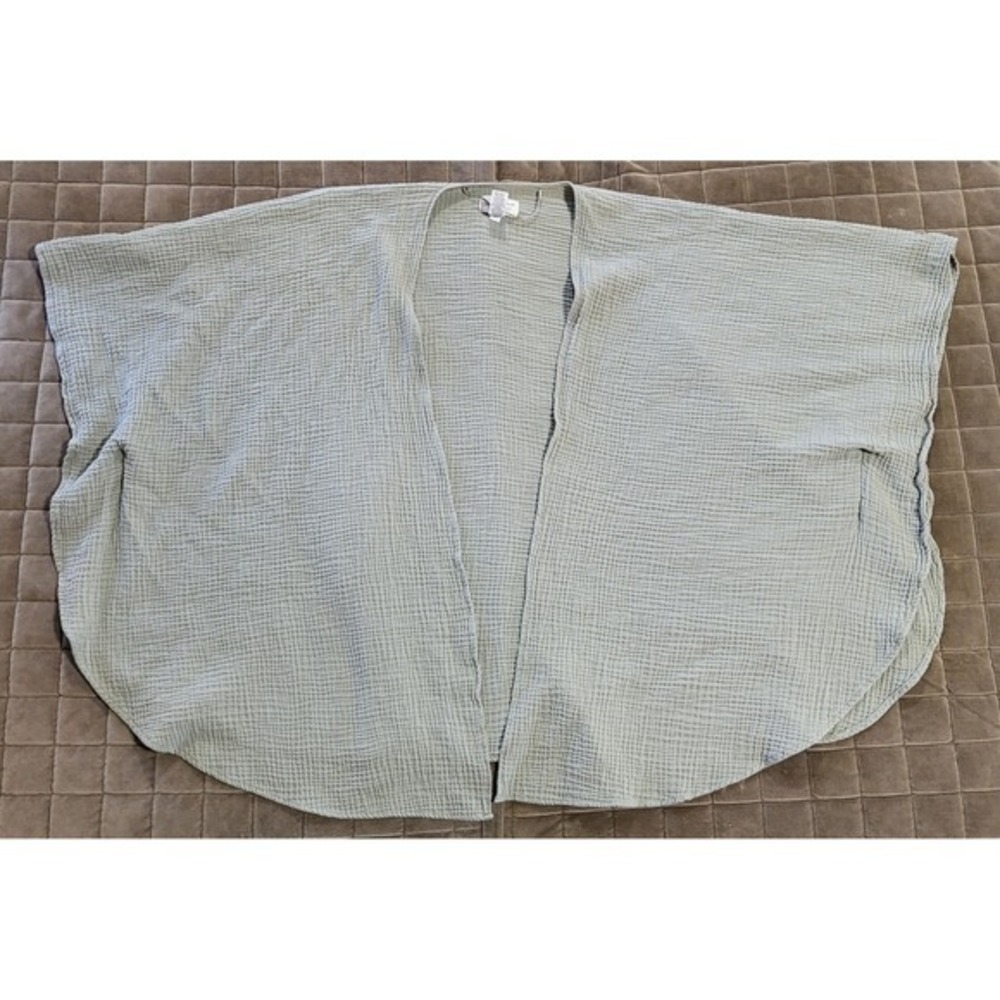 Universal Thread Cotton & Linen One Size Cream Cardigan Wrap